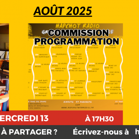 Les rendez-vous en Août 2025